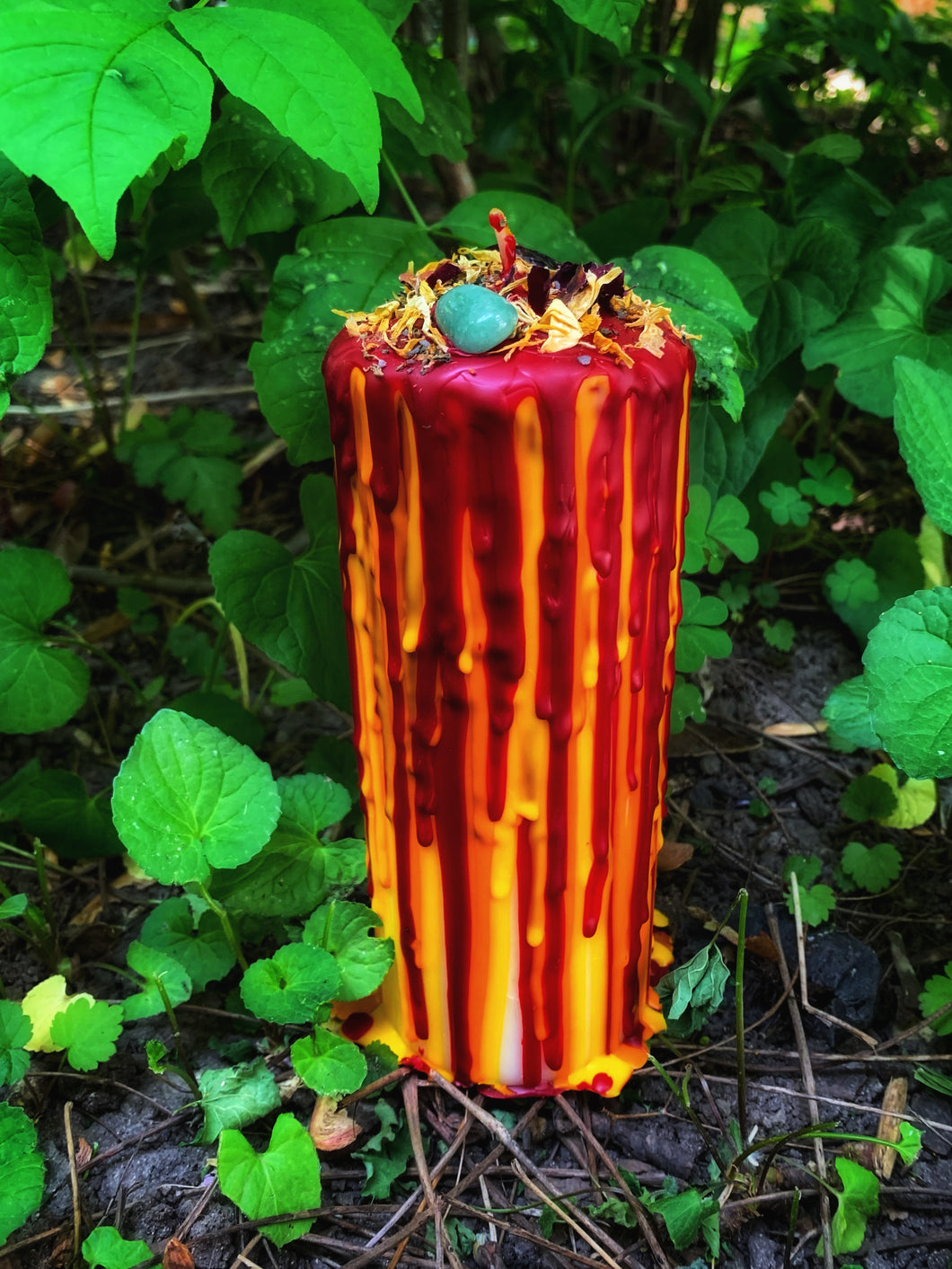 Sacred Heart Fire Candle